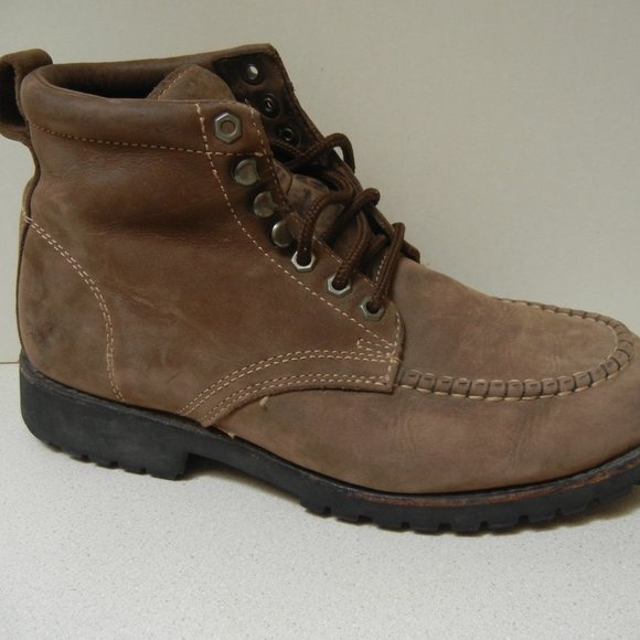 Eddie Bauer Sz 9.5M Mens Suede Boot Hiking Active Ankle Leather Casual     * cas main image 5